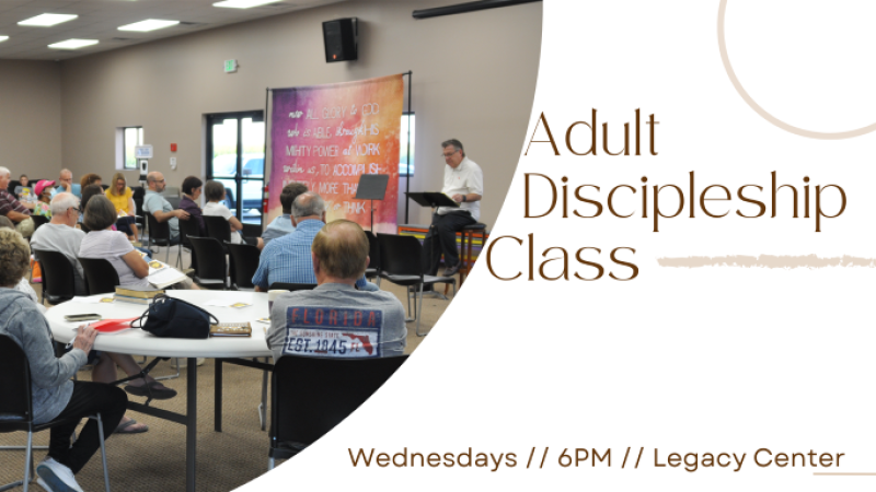 Adult Discipleship Class