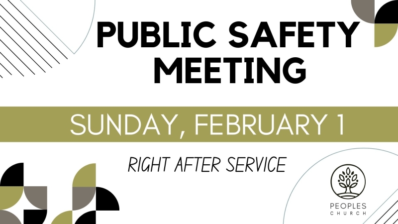 Public Safety Meeting