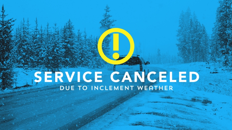 Prayer & Praise Service Canceled Tonight!